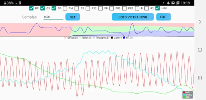 BioSignals Biofeedback android App screenshot 5